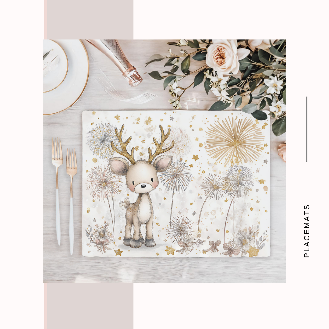 Wooden Placemats – (Set of 6) New year
