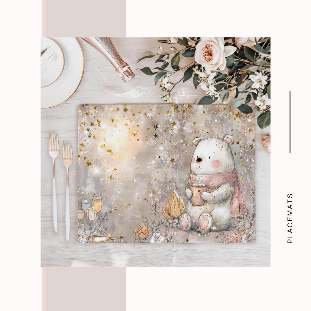 Wooden Placemats – (Set of 6) New year