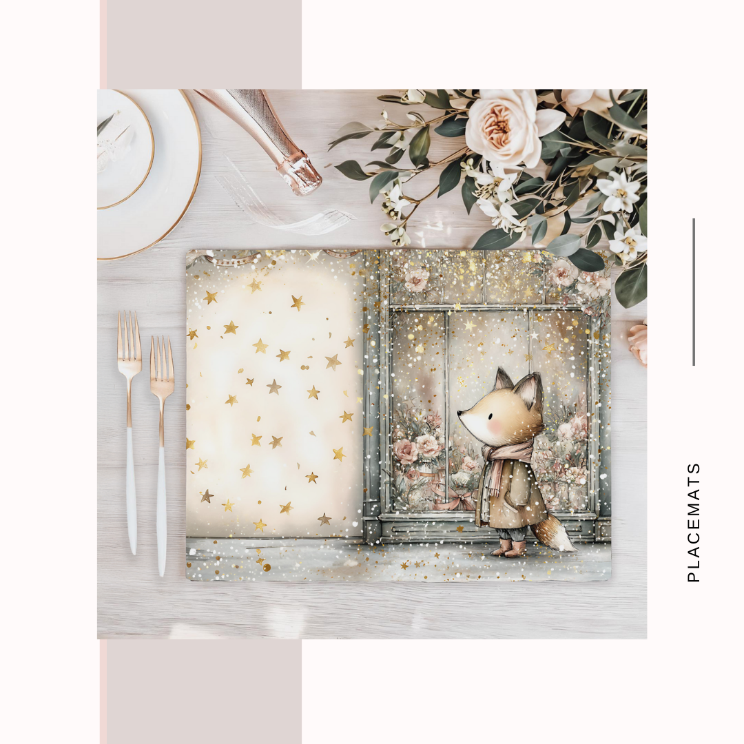 Wooden Placemats – (Set of 6) New year