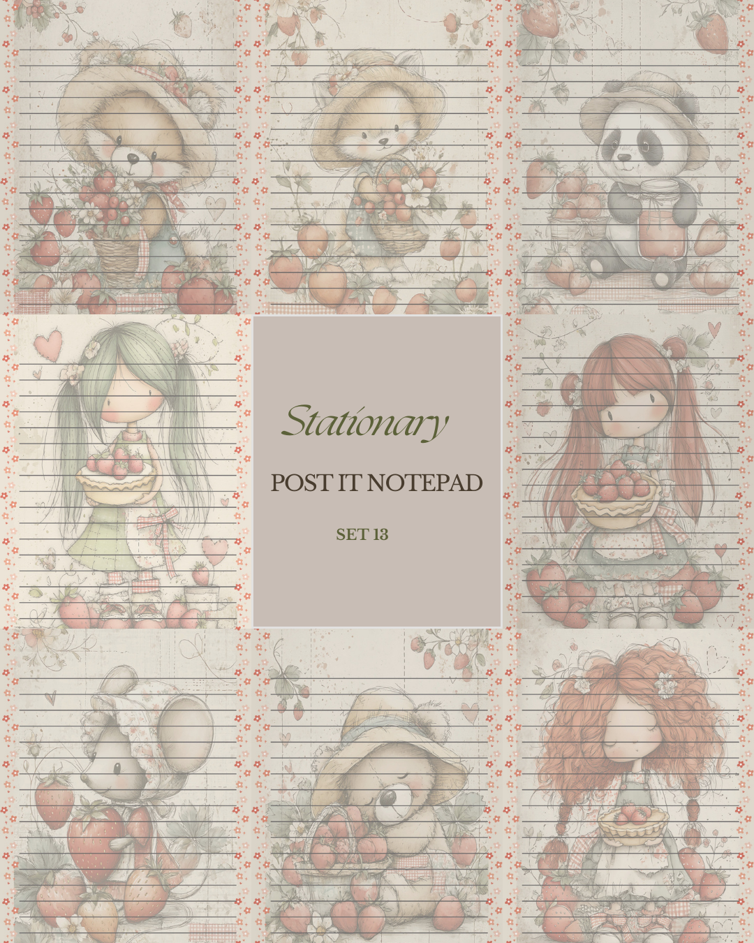 Illustrated Notepads (Set of 6)