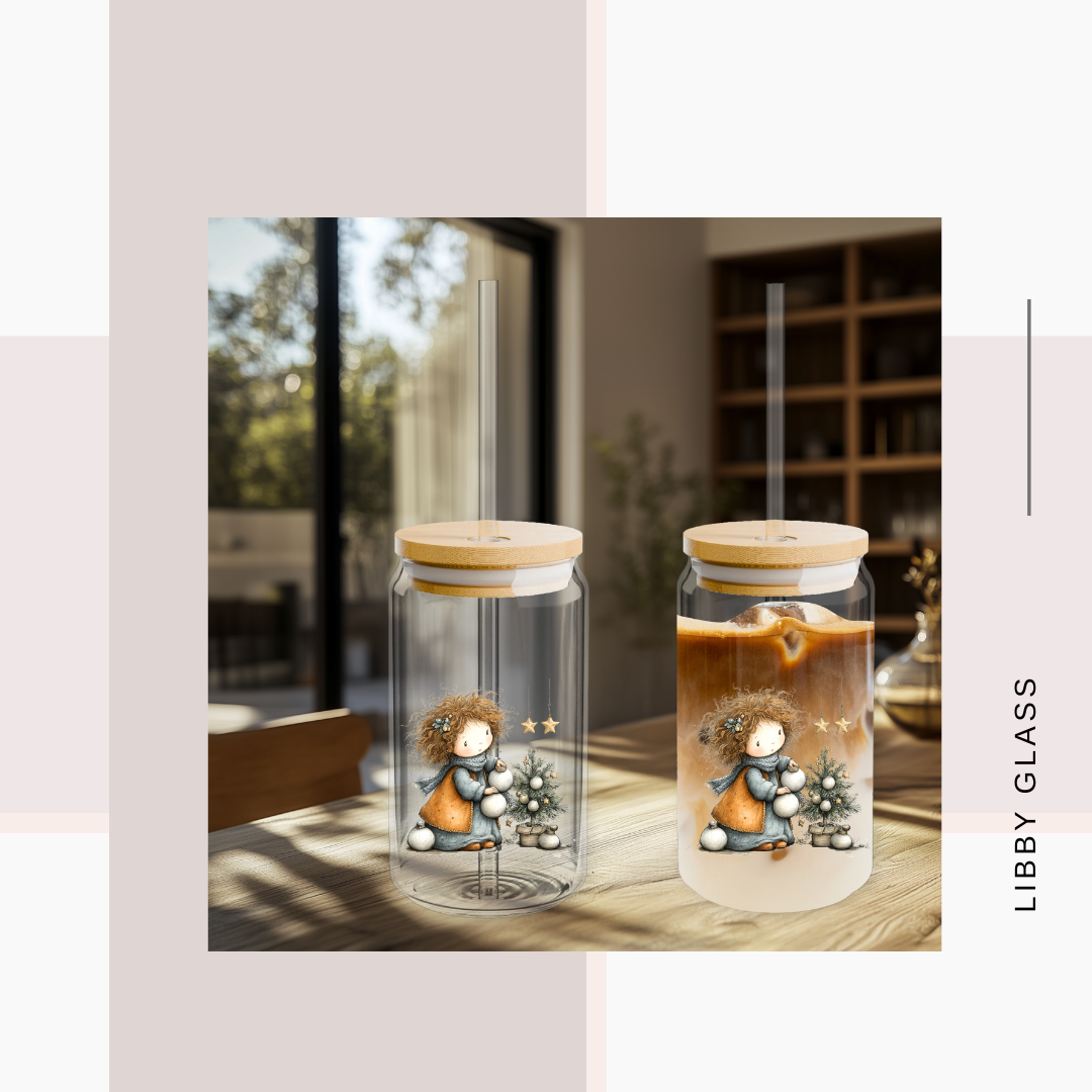 Libby Glass Festive Girl