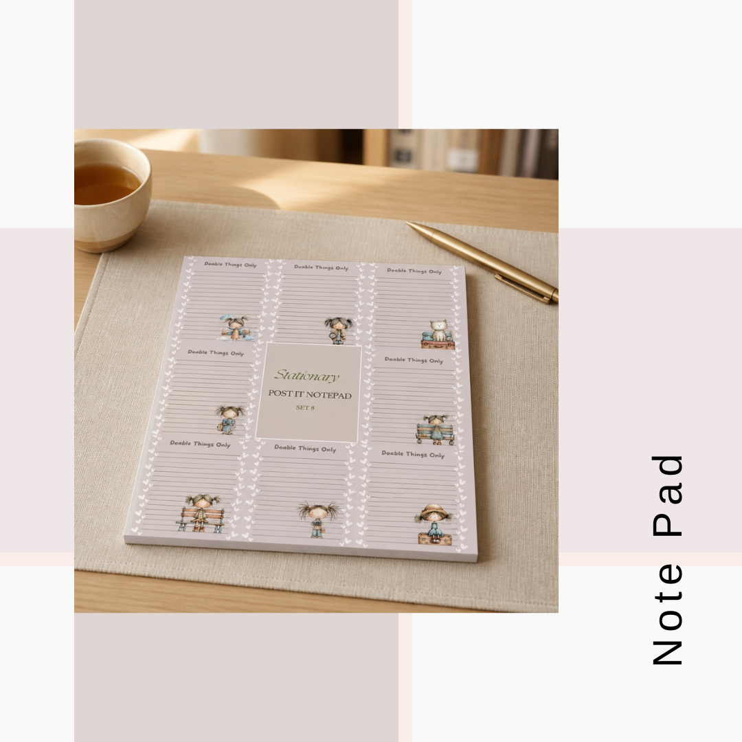 Illustrated Notepads (Set of 6)