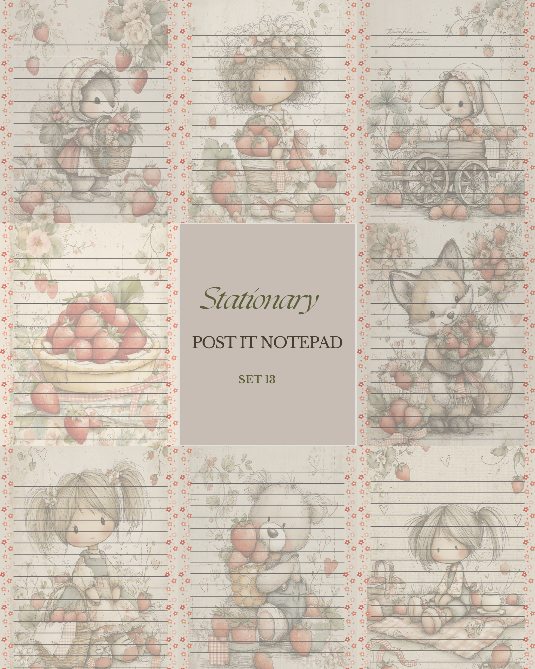 Illustrated Notepads (Set of 6)