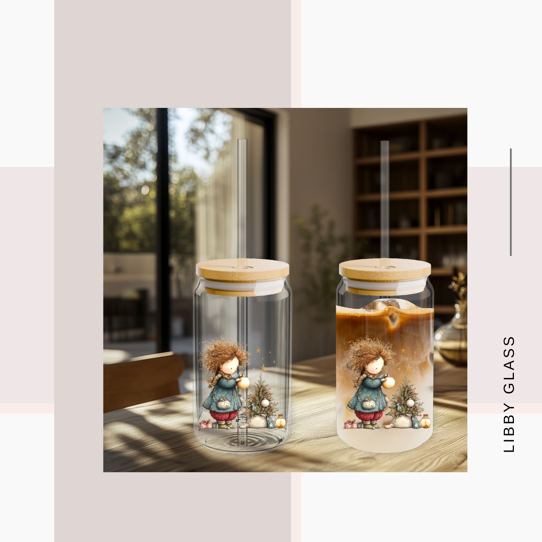 Libby Glass Festive Girl