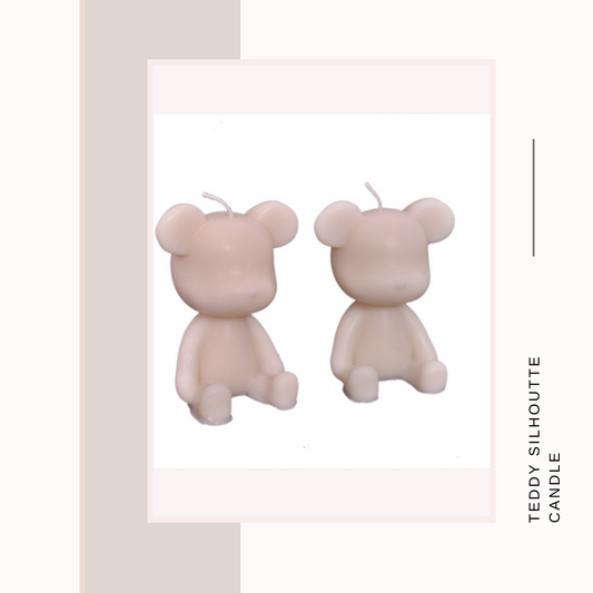 Teddy Silhouette Candle