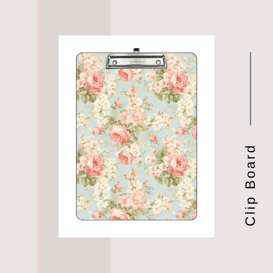 Clip Board- Florals