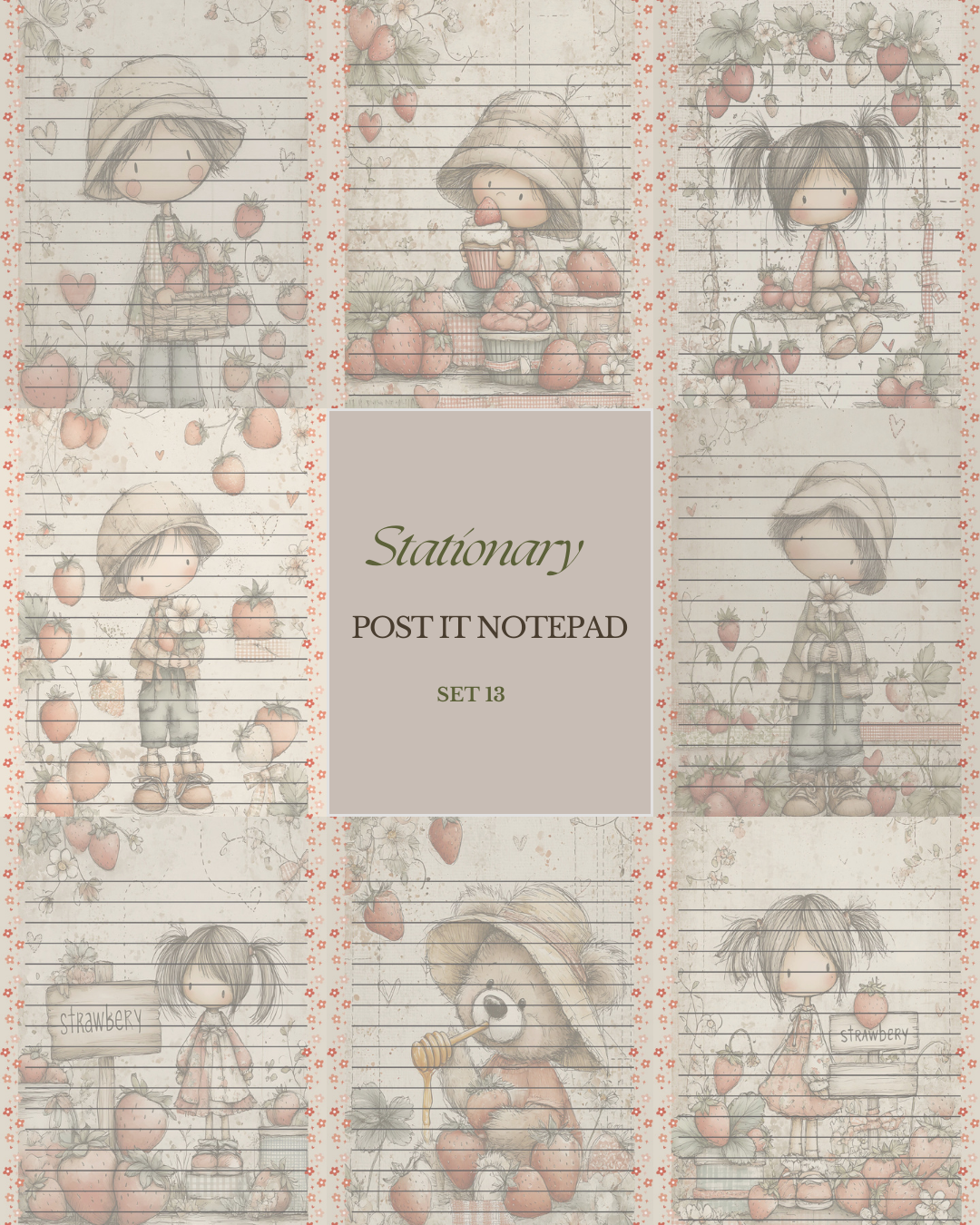 Illustrated Notepads (Set of 6)