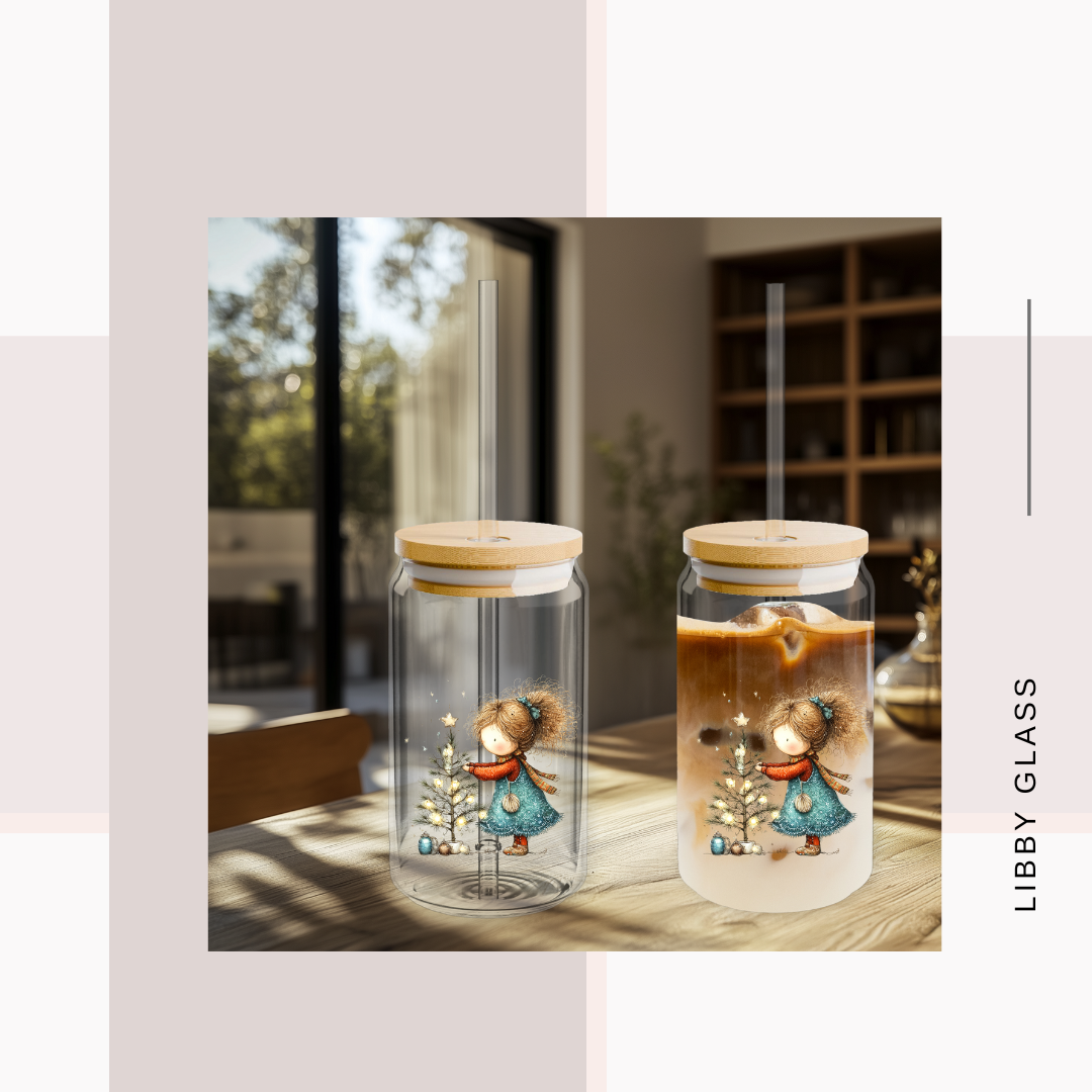 Libby Glass Festive Girl