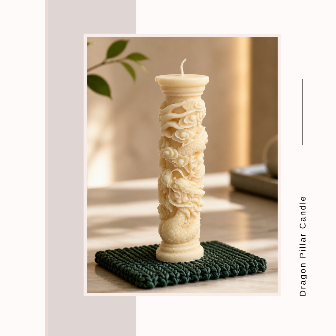 Pillar Dragon Candle