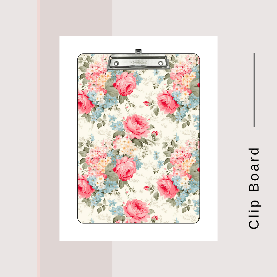 Clip Board- Florals