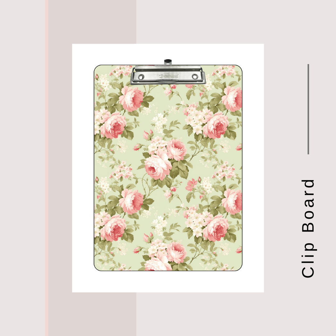 Clip Board- Florals