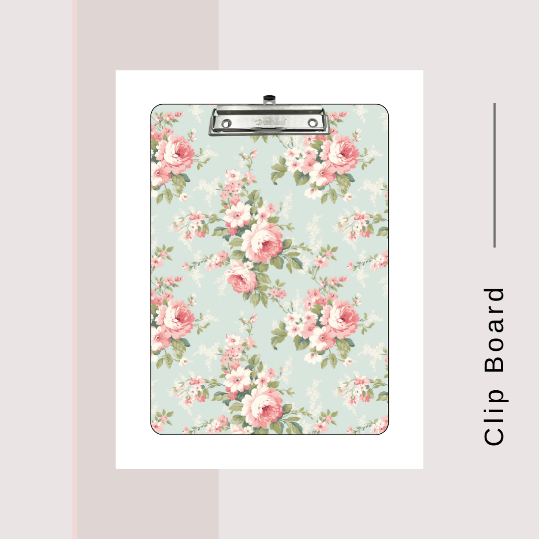 Clip Board- Florals