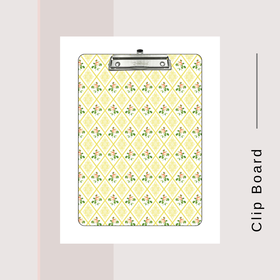 Clip Board- Florals