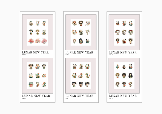 Sticker Sheets Lunar New Year