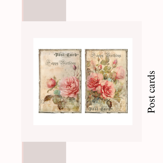 Shabby Chic Postcards
