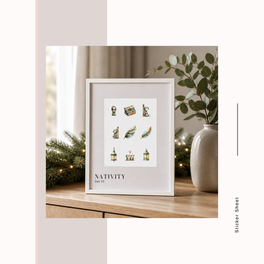 Sticker Sheets Nativity