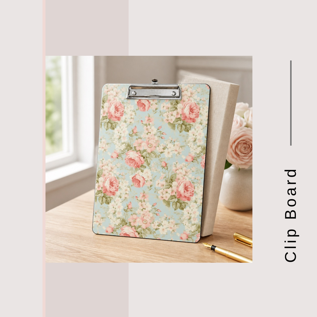 Clip Board- Florals