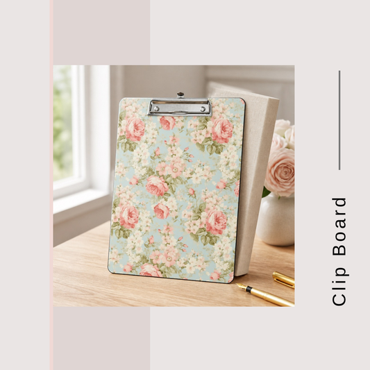 Clip Board- Florals