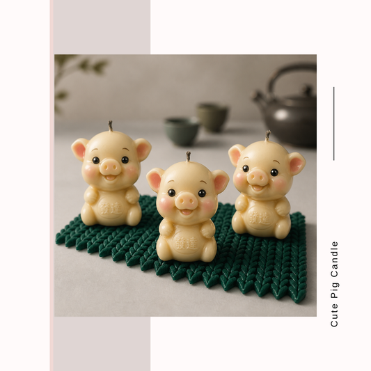 Lucky Pigs Candle
