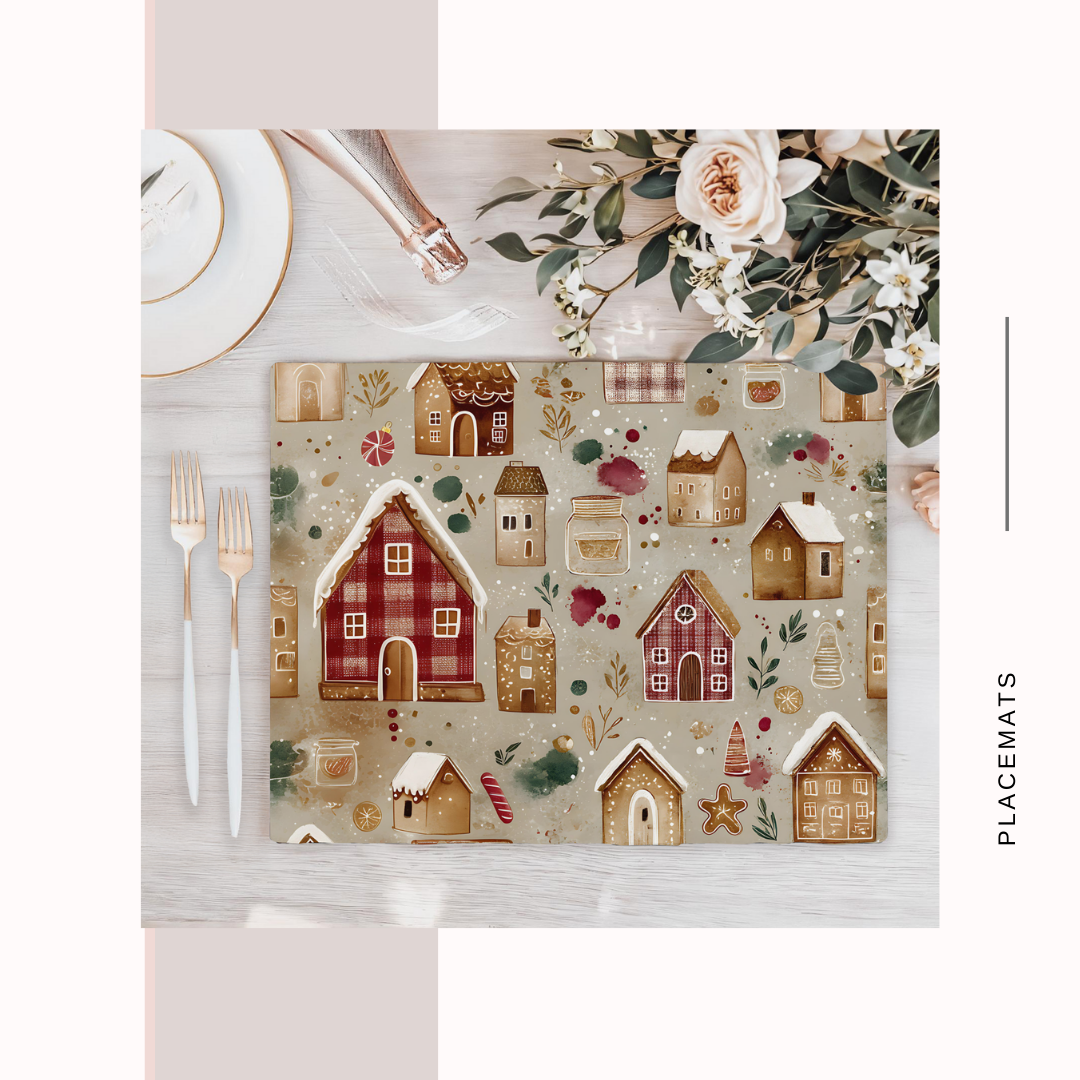 Wooden Placemats – (Set of 6) Bakery