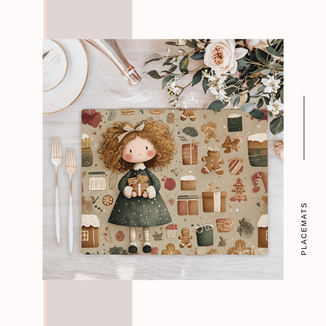Wooden Placemats – (Set of 6) Bakery