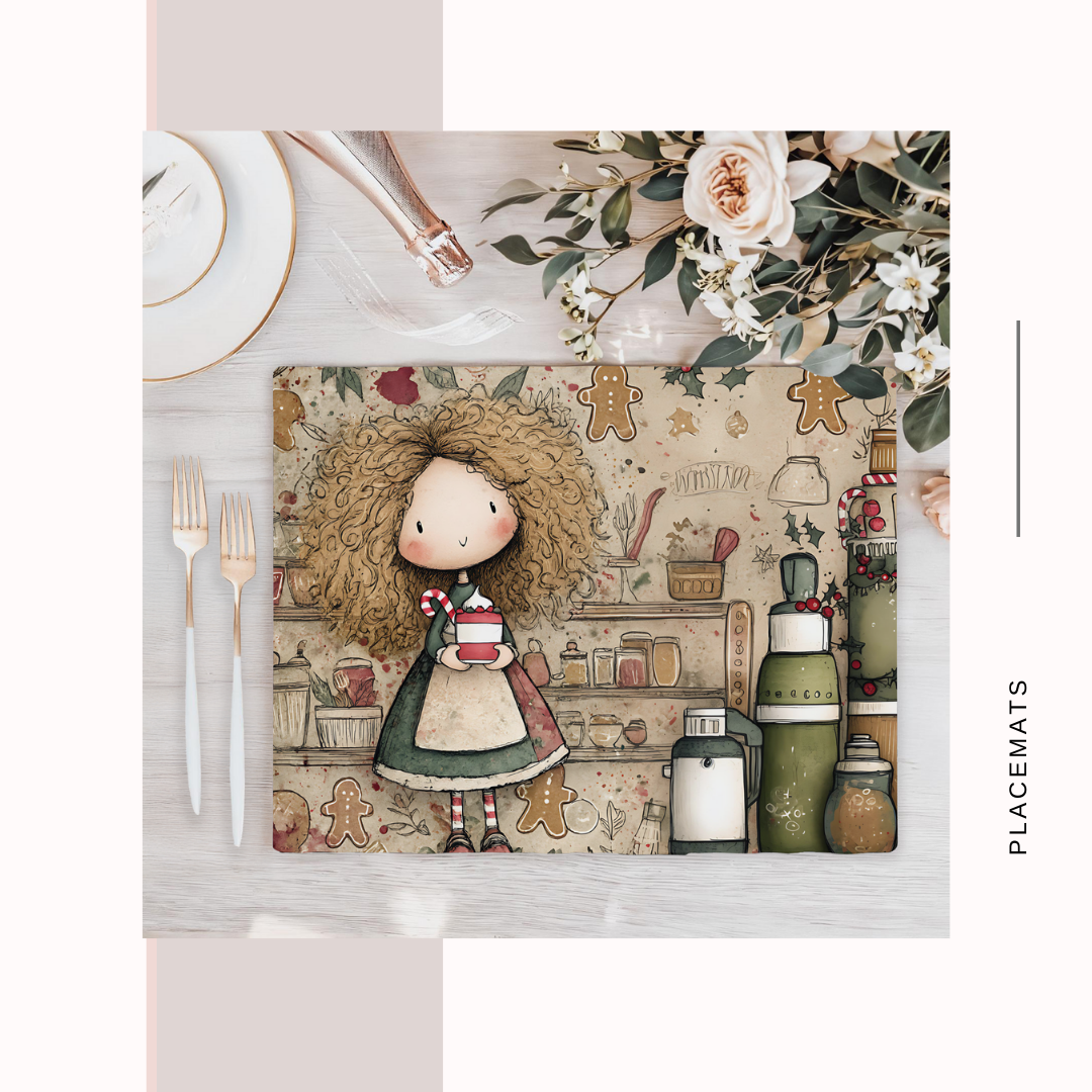 Wooden Placemats – (Set of 6) Bakery
