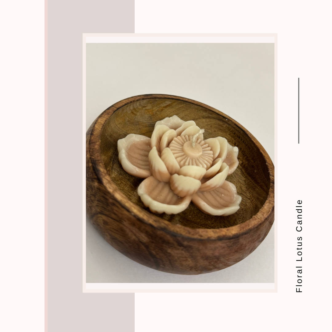 Floral Lotus Candle