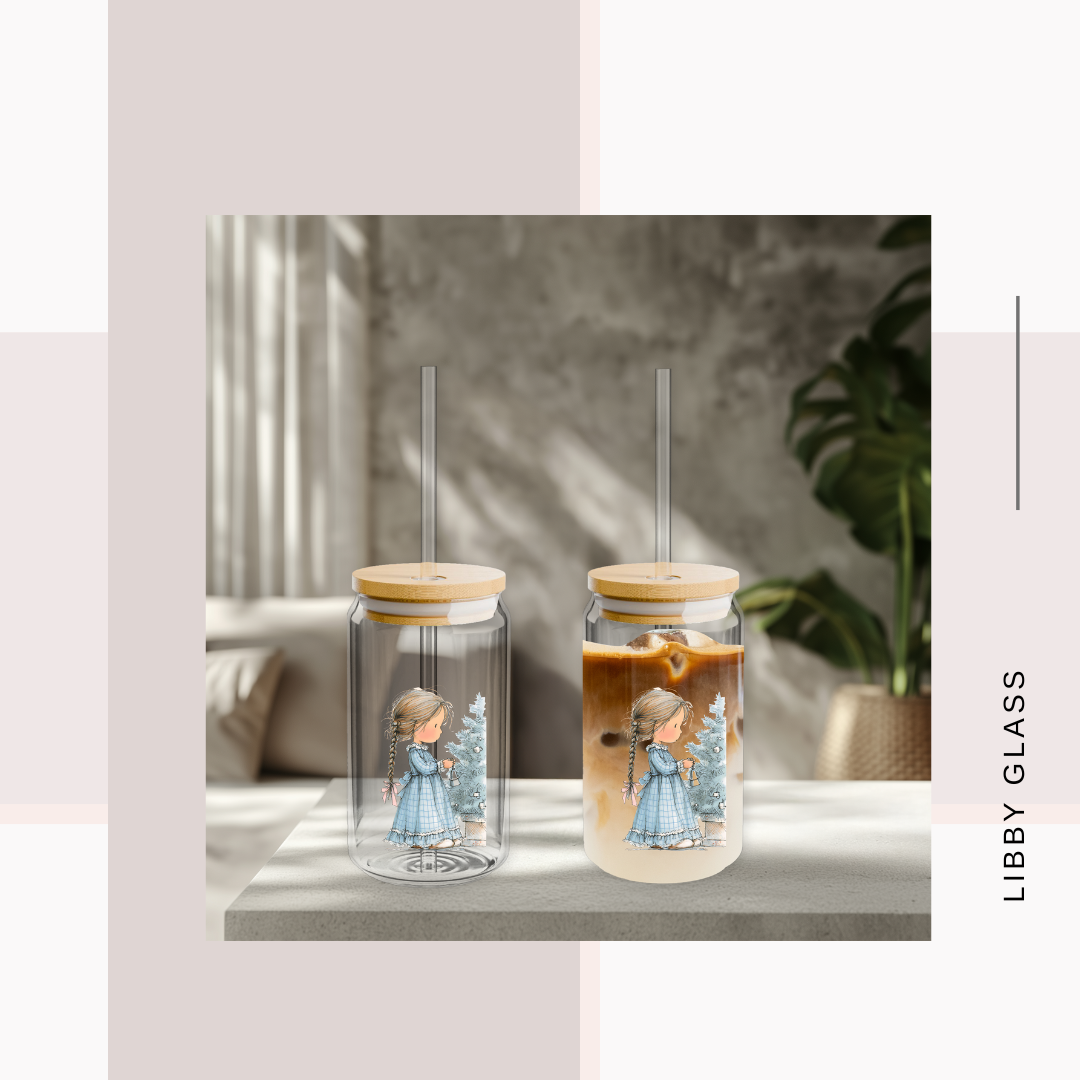 Libby Glass Festive Girl -2