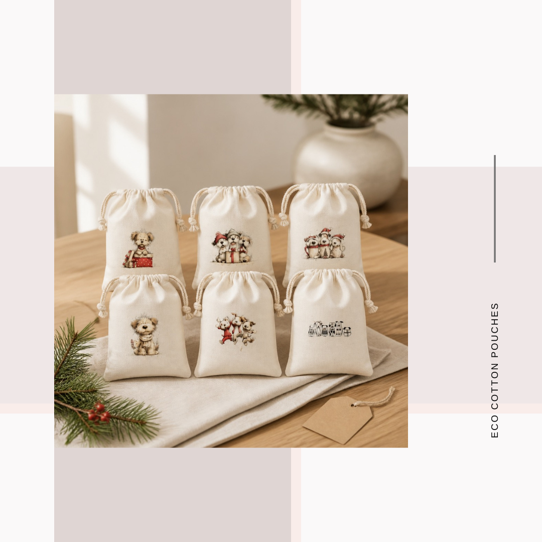 Cotton Cloth Dog Pouches