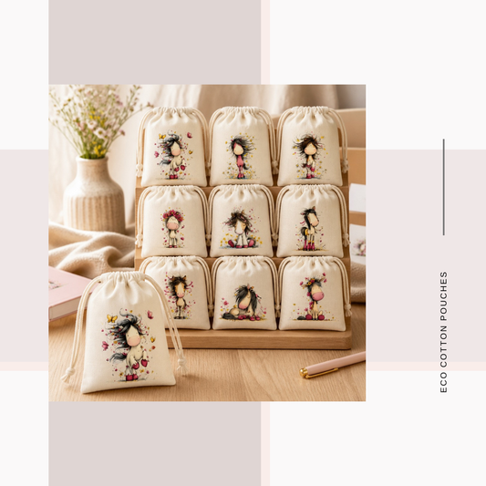 Cotton Cloth  Little Pony Pouches