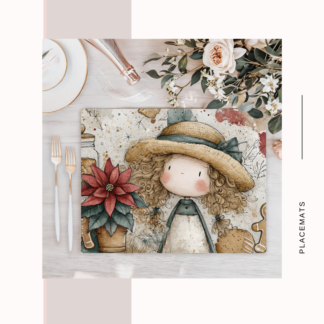 Wooden Placemats – (Set of 6) Bakery
