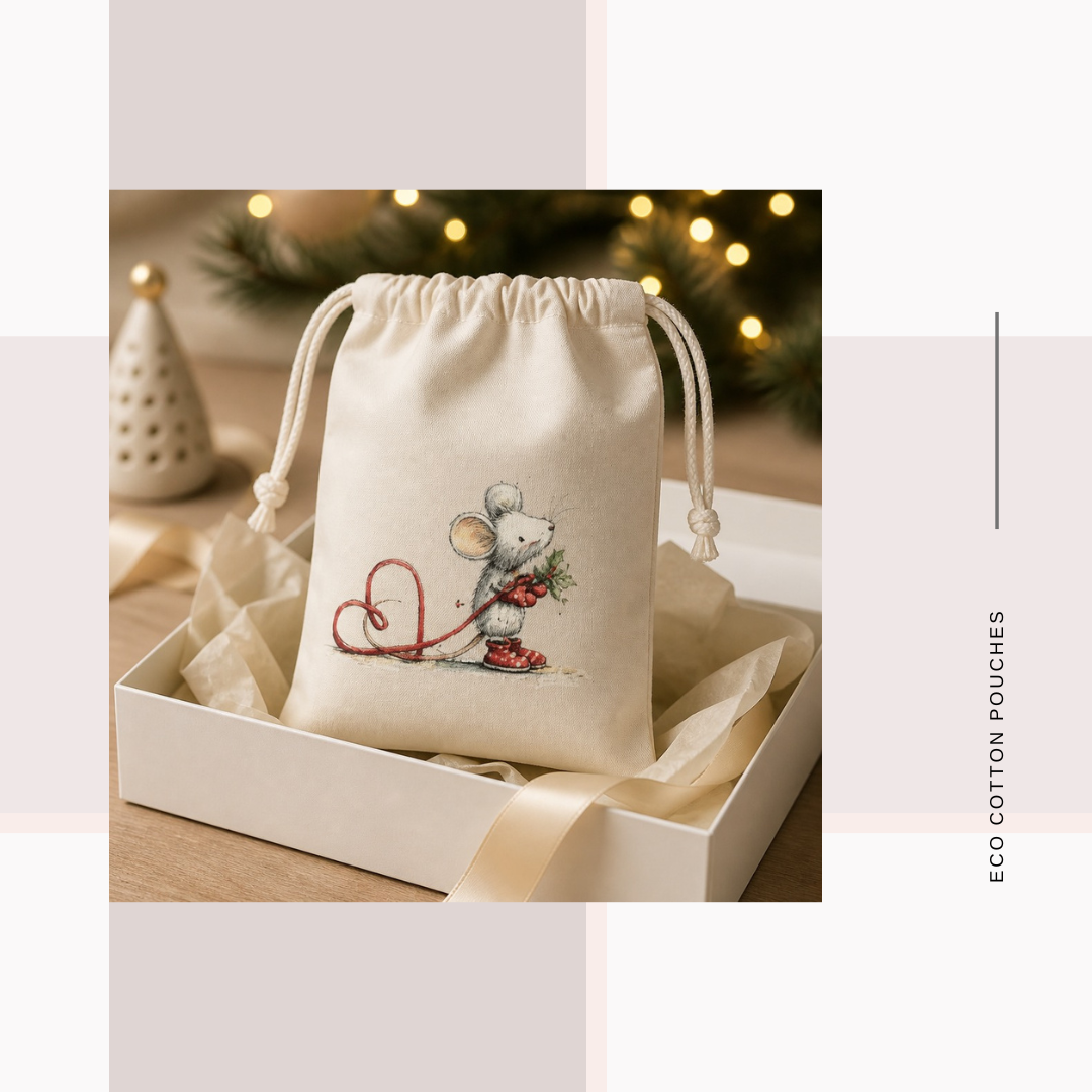 Cotton Cloth Little Tail Pouches