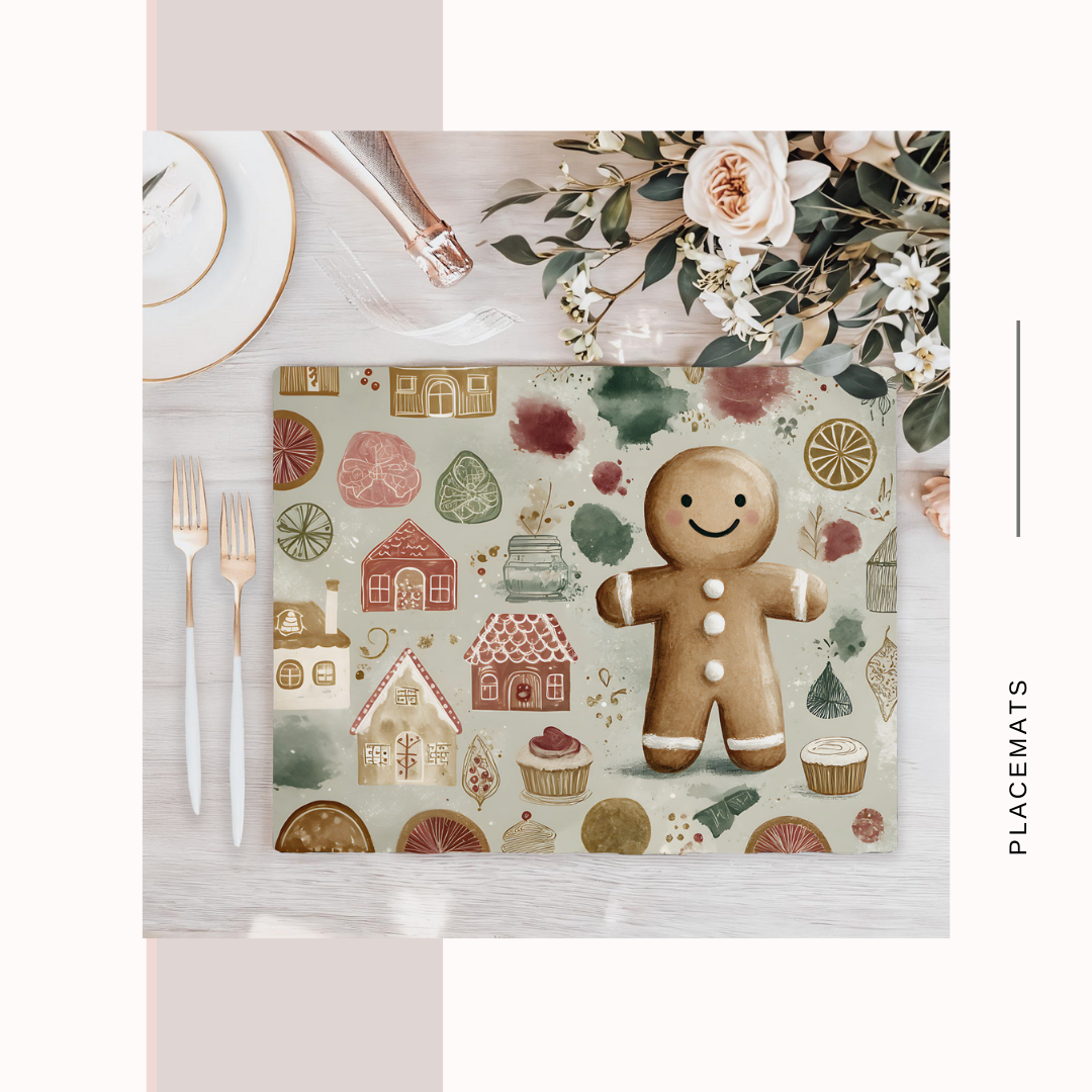 Wooden Placemats – (Set of 6) Bakery