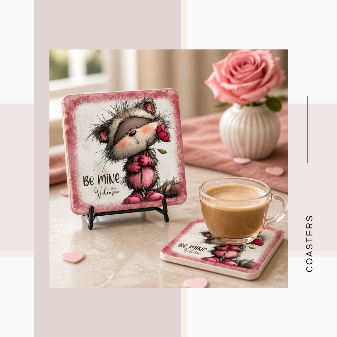 Valentine Teddy Coasters
