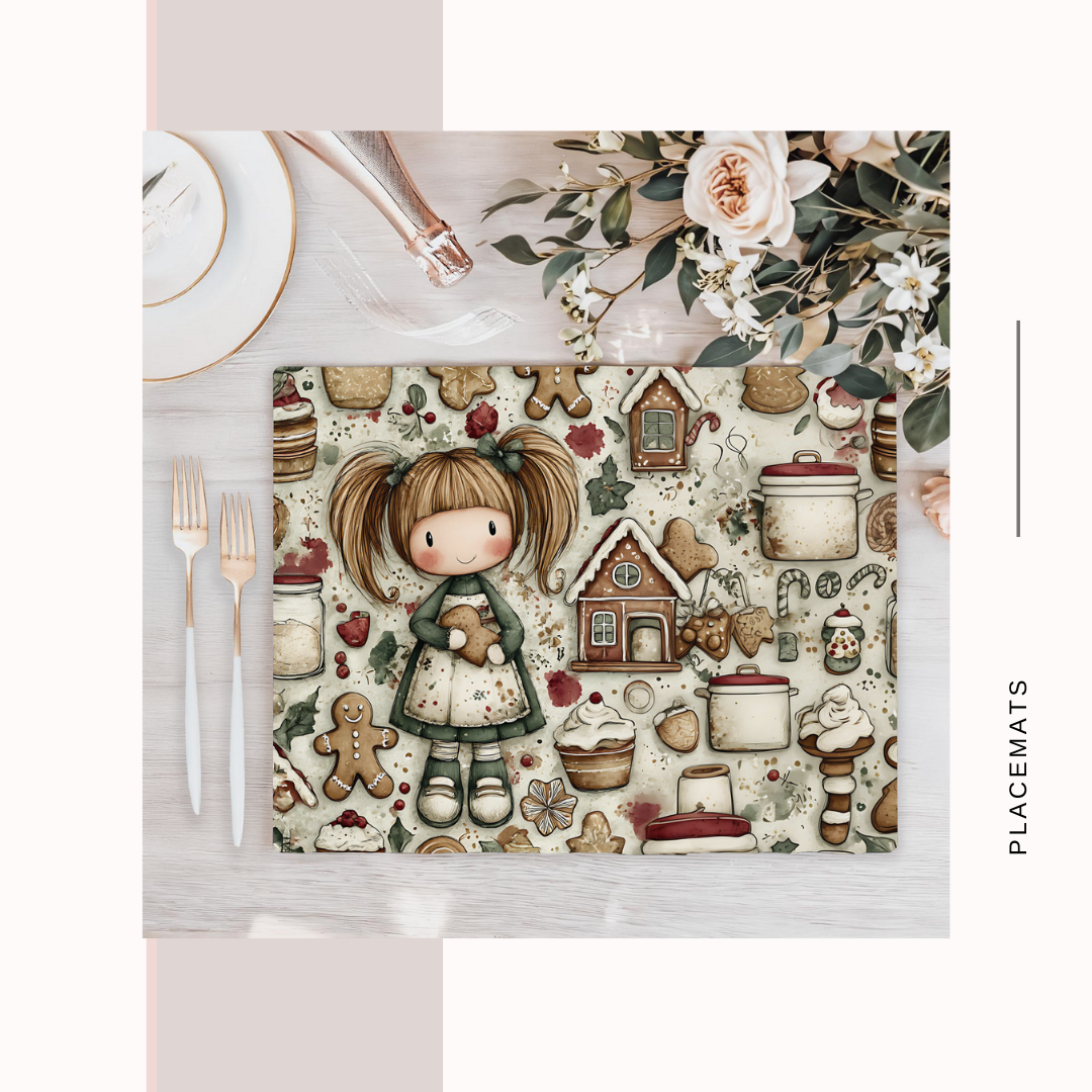 Wooden Placemats – (Set of 6) Bakery