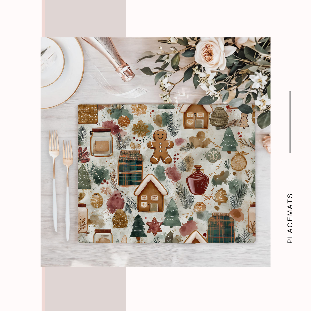 Wooden Placemats – (Set of 6) Bakery