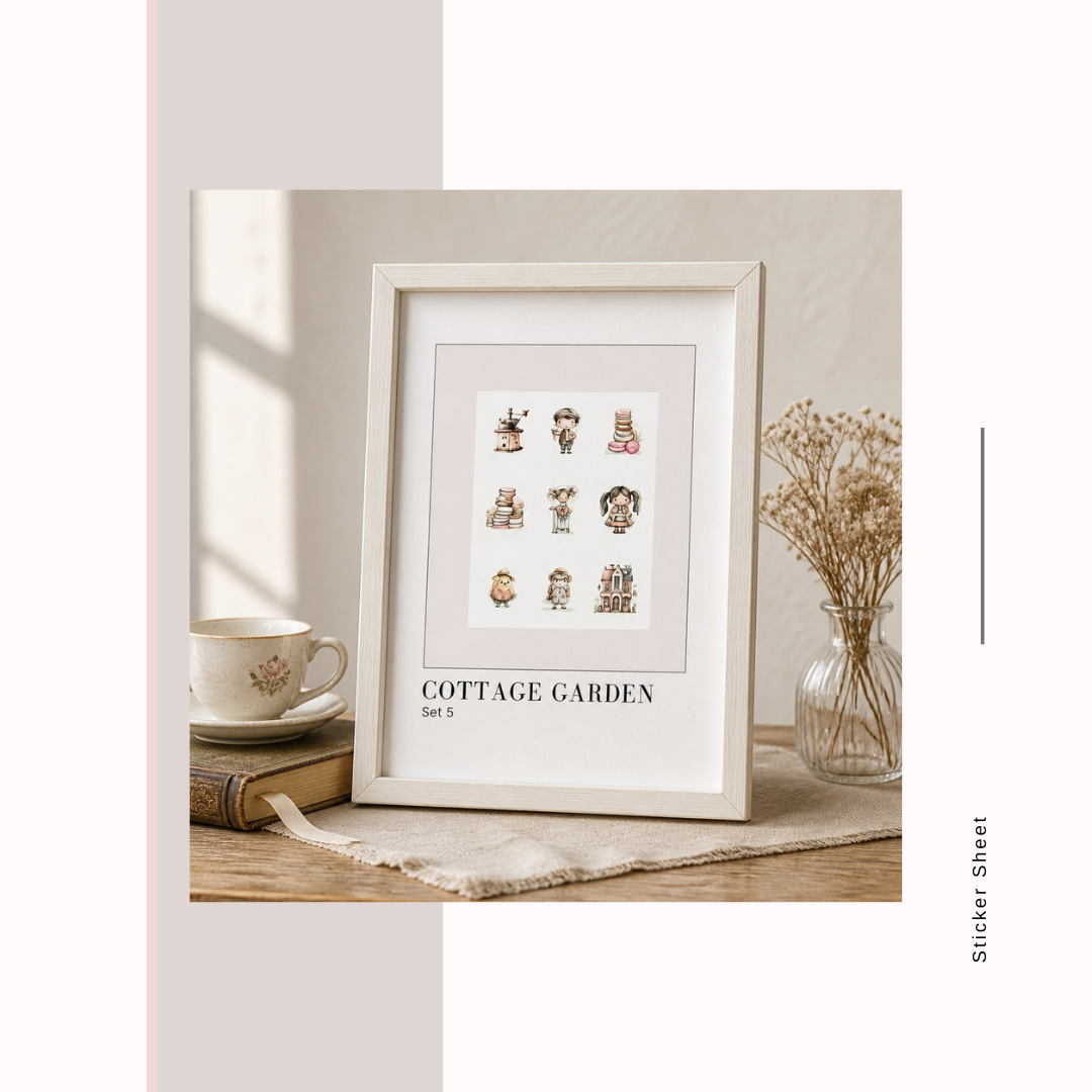 Sticker Sheets Cottage Garden