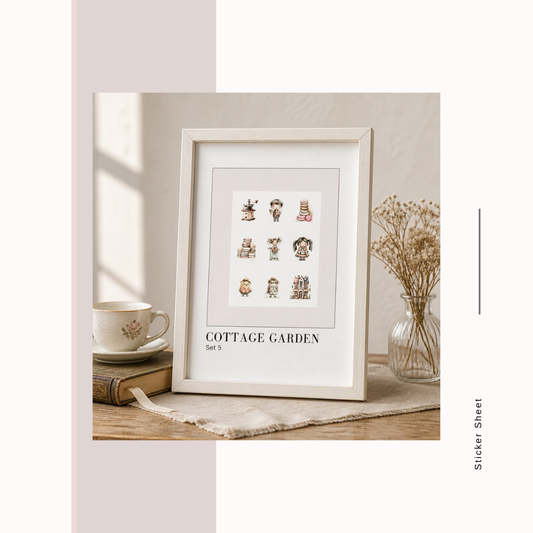 Sticker Sheets Cottage Garden