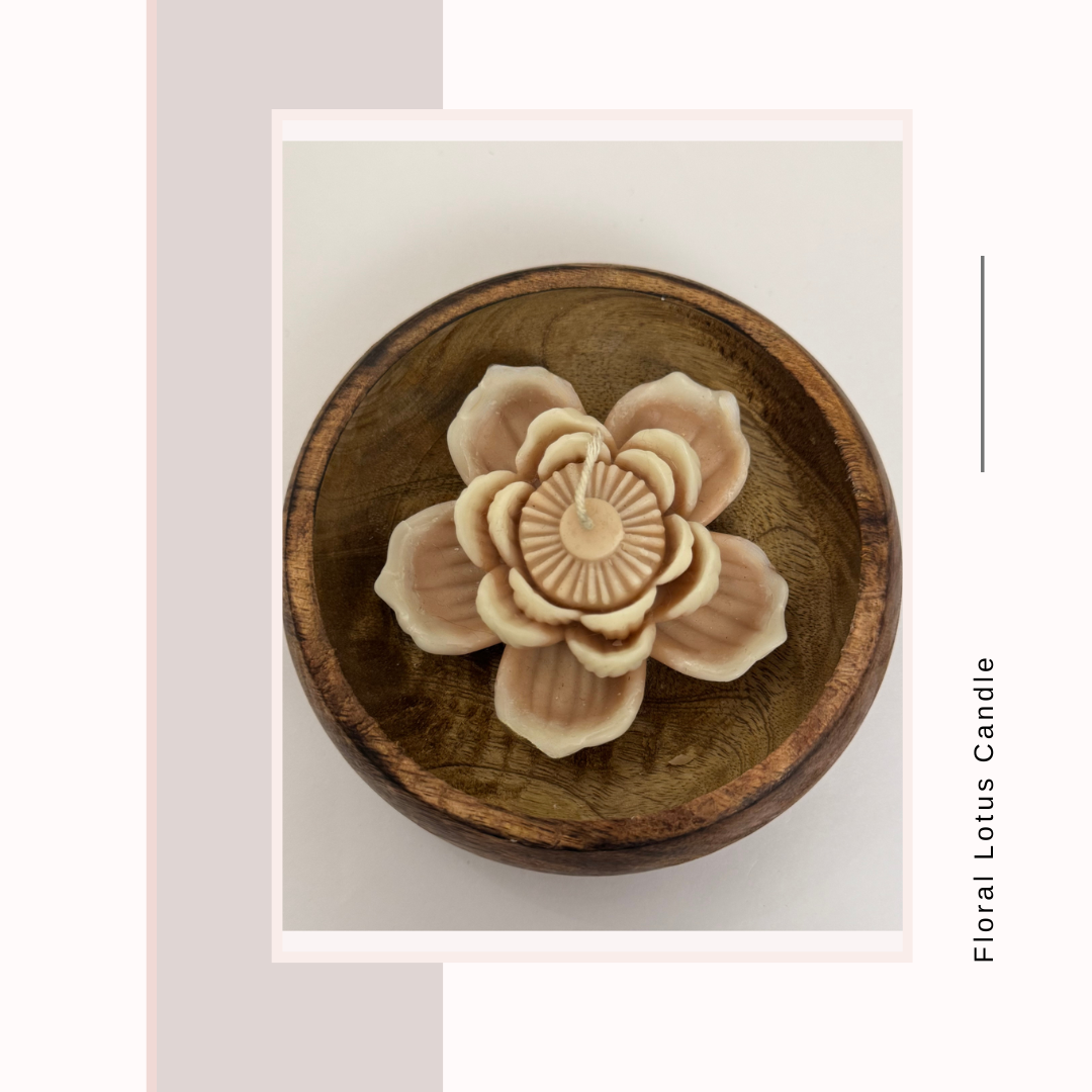 Floral Lotus Candle