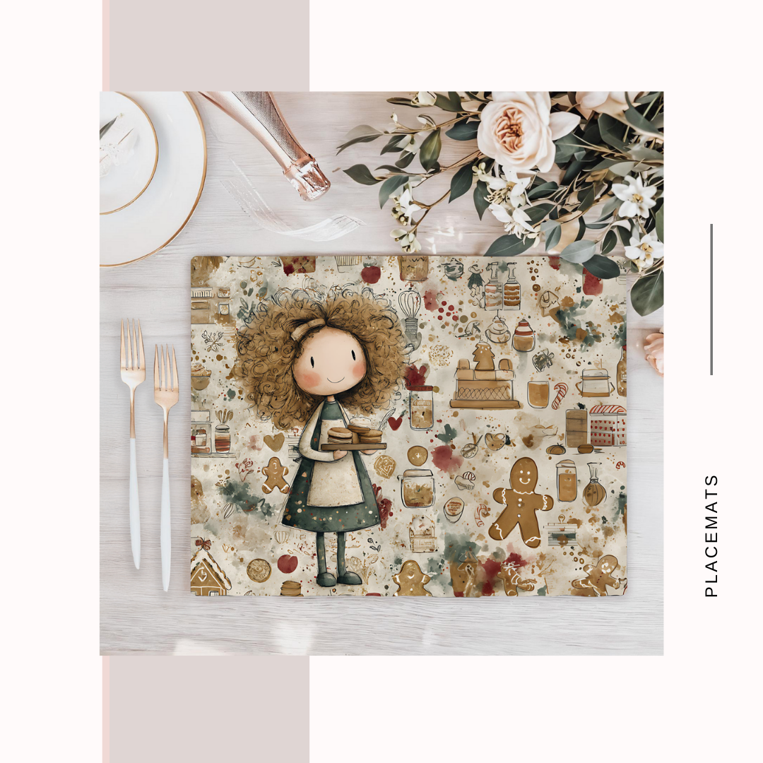 Wooden Placemats – (Set of 6) Bakery