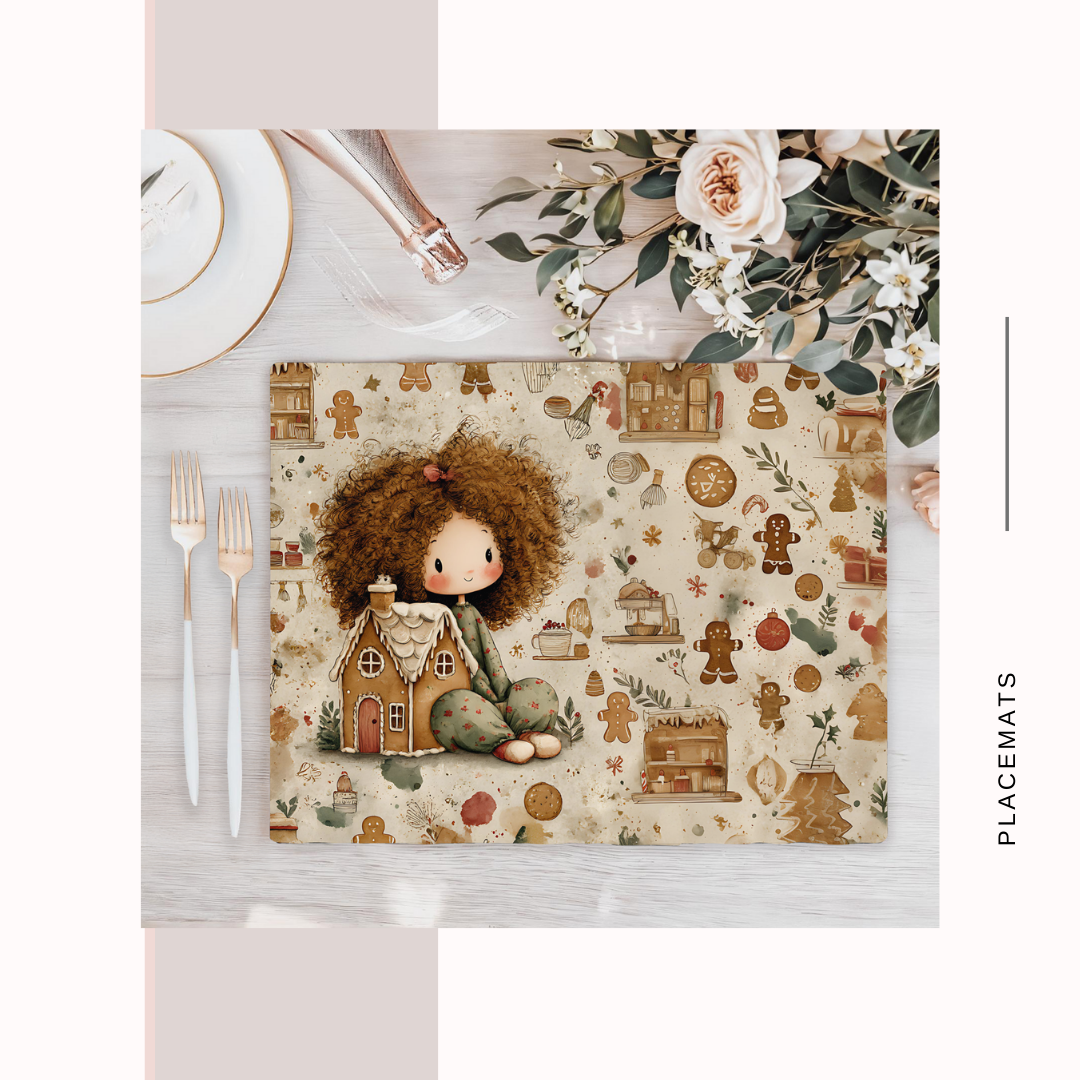 Wooden Placemats – (Set of 6) Bakery