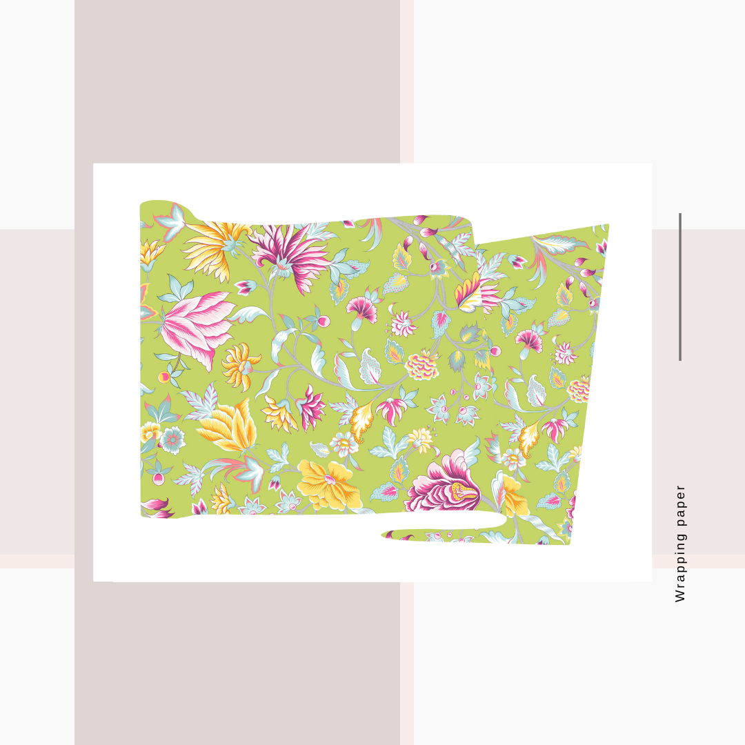 Wrapping Paper Floral Prints
