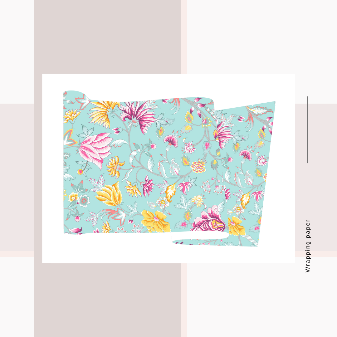 Wrapping Paper Floral Prints