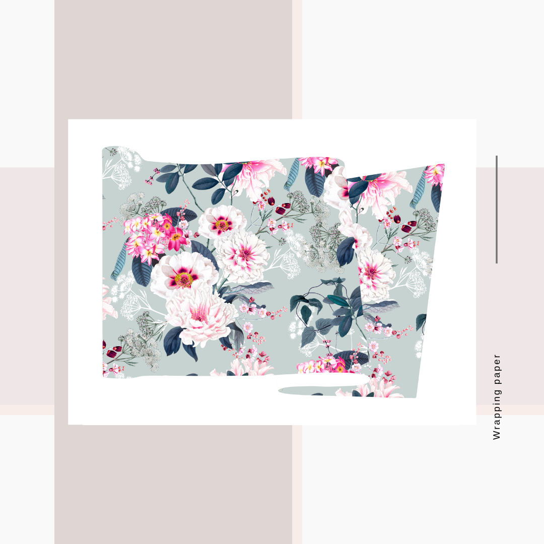 Wrapping Paper Floral Prints