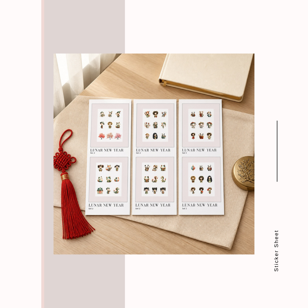 Sticker Sheets Lunar New Year