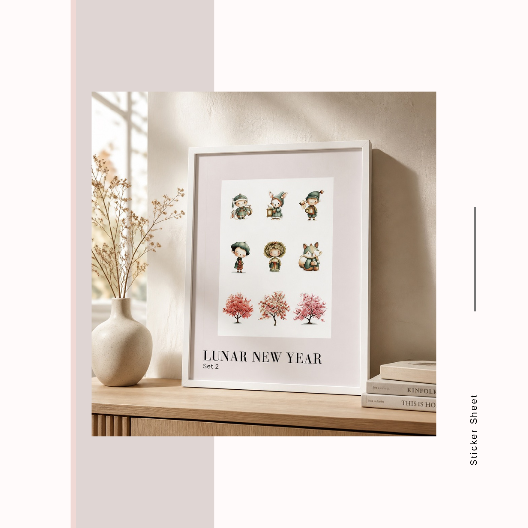 Sticker Sheets Lunar New Year