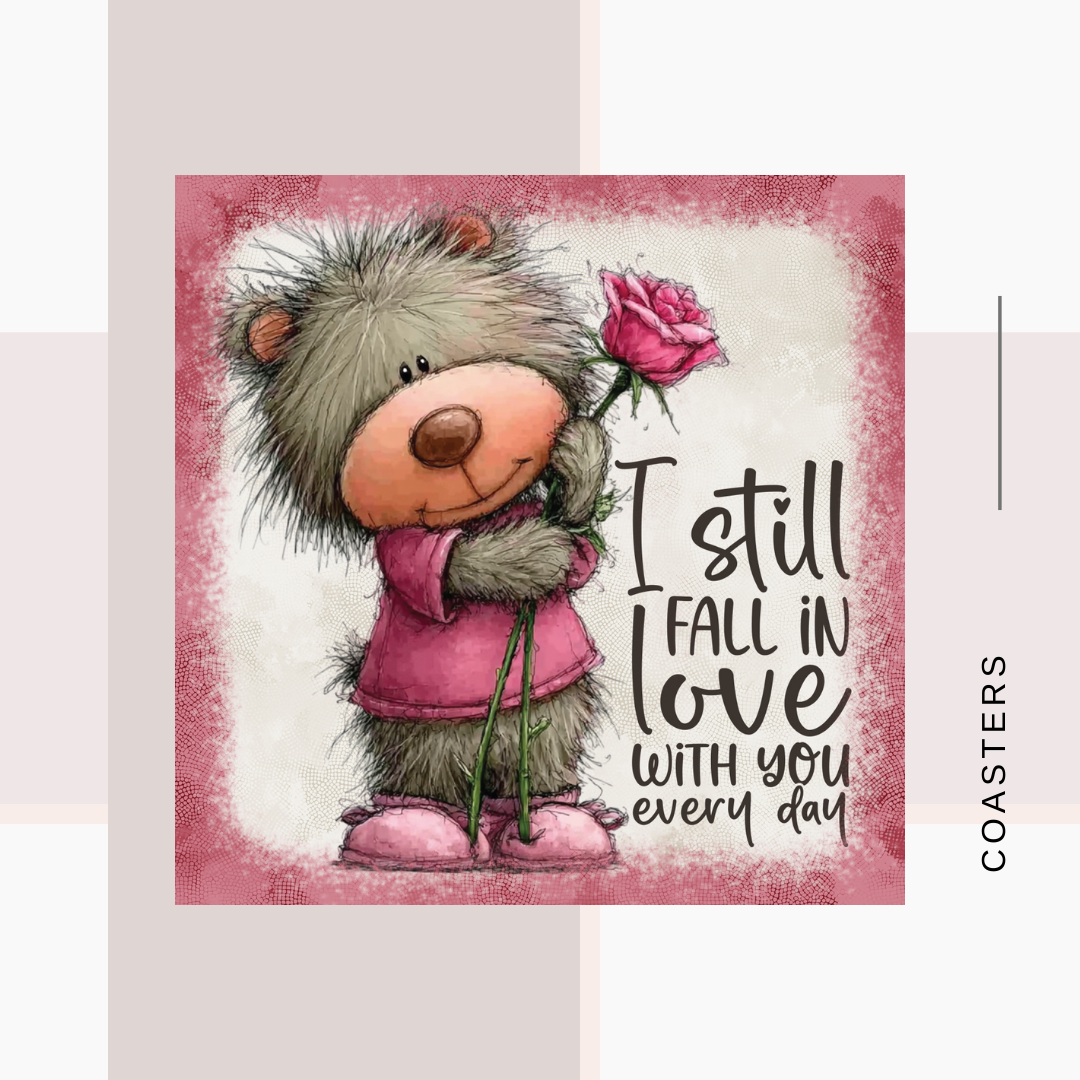 Valentine Teddy Coasters