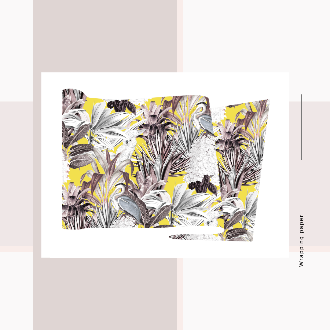 Wrapping Paper Botanical/Tropical  Prints