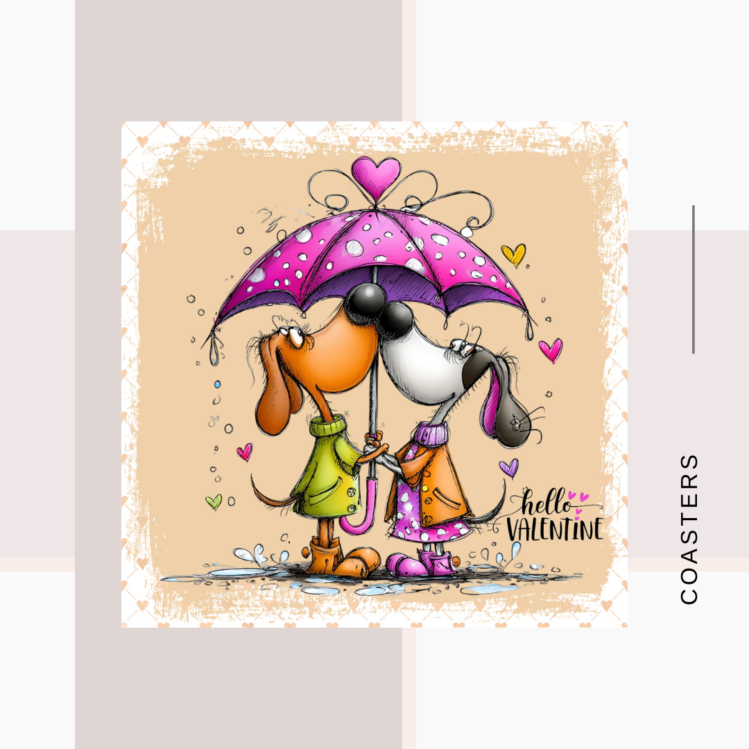 Puppy Art Coasters