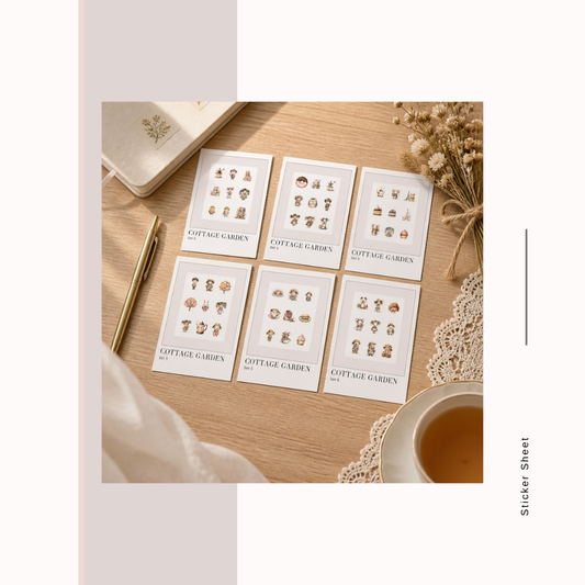 Sticker Sheets Cottage Garden